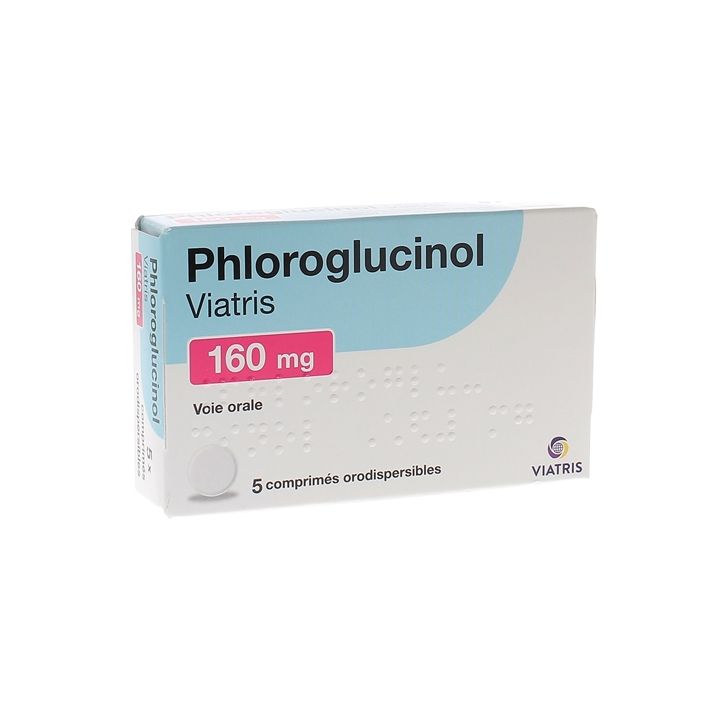 Phloroglucinol 160 mg Viatris - bo&icirc;te de 5 comprim&eacute;s orodispersibles