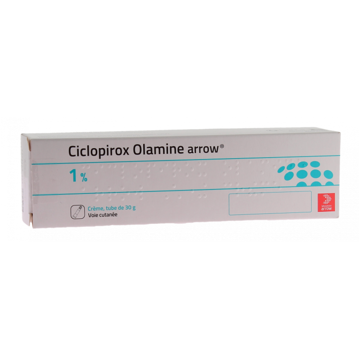 Ciclopirox Olamine cr&egrave;me 1% Arrow - tube de 30g