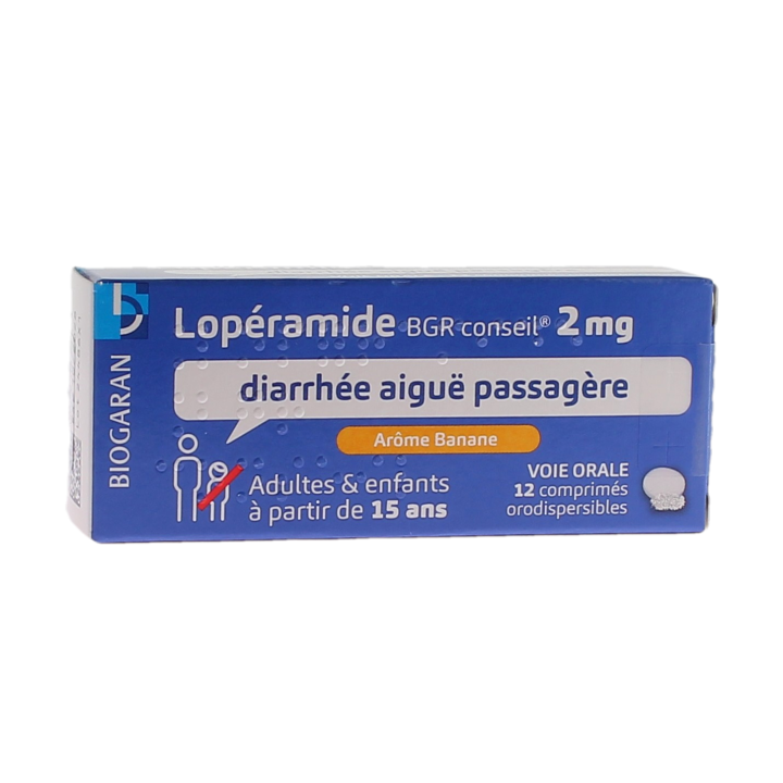 Lop&eacute;ramide 2 mg Biogaran Conseil - bo&icirc;te de 12 comprim&eacute;s orodispersibles