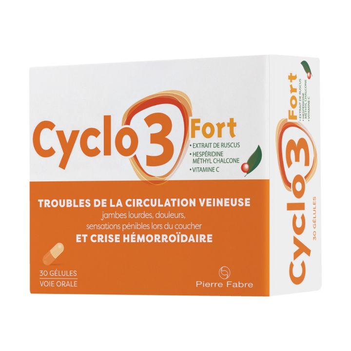 Cyclo 3 fort g&eacute;lule - boite de 30 g&eacute;lules