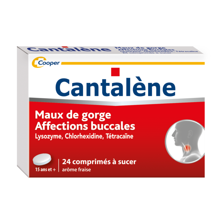 Cantal&egrave;ne comprim&eacute; &agrave; sucer - bo&icirc;te de 24 comprim&eacute;s