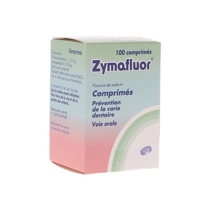 Zymafluor 0,50 mg - flacon de 100 comprim&eacute;s