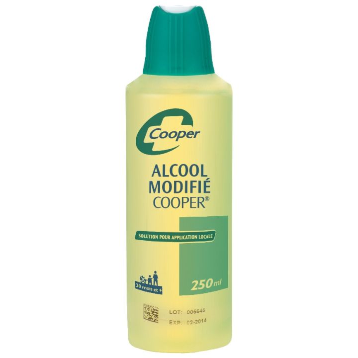 Alcool modifi&eacute; Cooper solution pour application locale - flacon de 250 ml