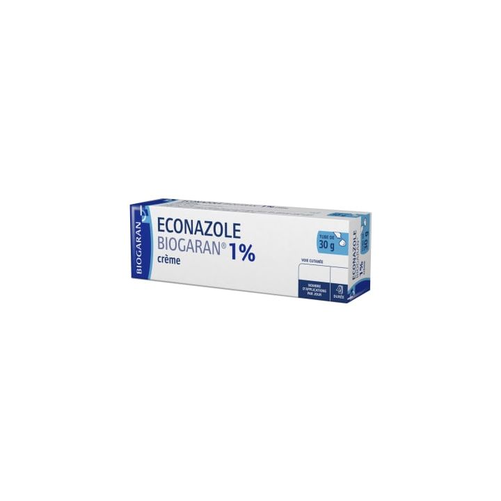 Econazole cr&egrave;me 1% Biogaran - tube de 30 g