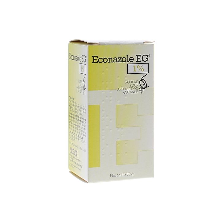 Econazole EG 1% EG labo - flacon poudreur de 30g