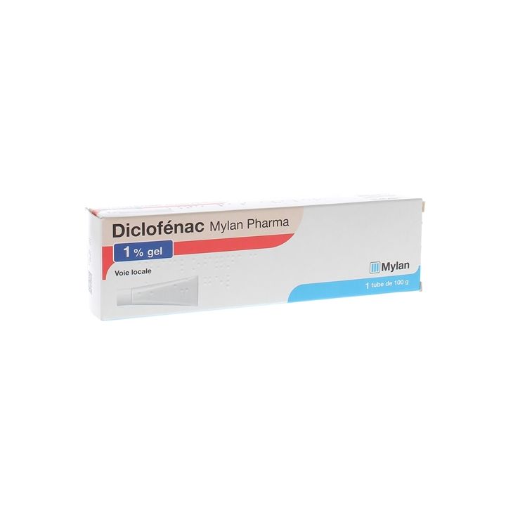 Diclof&eacute;nac Mylan Viatris 1% Gel - tube de 100g