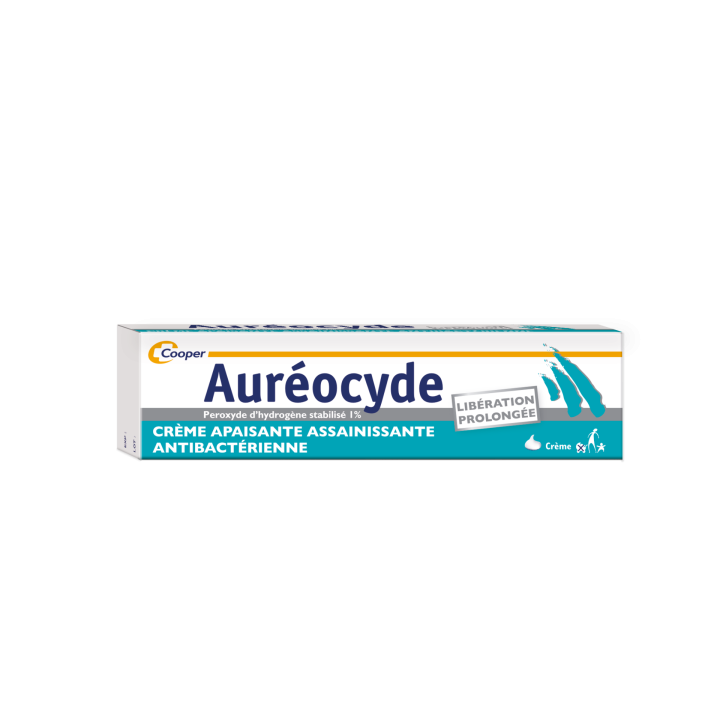 Aur&eacute;ocyde cr&egrave;me assainissante antibact&eacute;rienne - tube de 15 ml