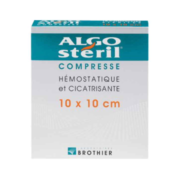 Algost&eacute;ril compresse h&eacute;mostatique et cicatrisante - boite de 16 compresses de 10 x 10 cm