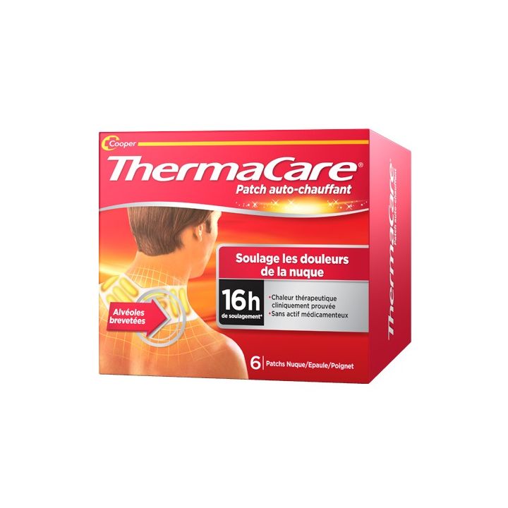 ThermaCare patch auto-chauffant 16h nuque &eacute;paule poignet - 6 patchs