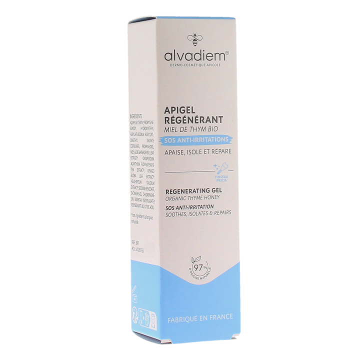 Apigel r&eacute;g&eacute;n&eacute;rant mains et pieds Apivita - tube de 10ml