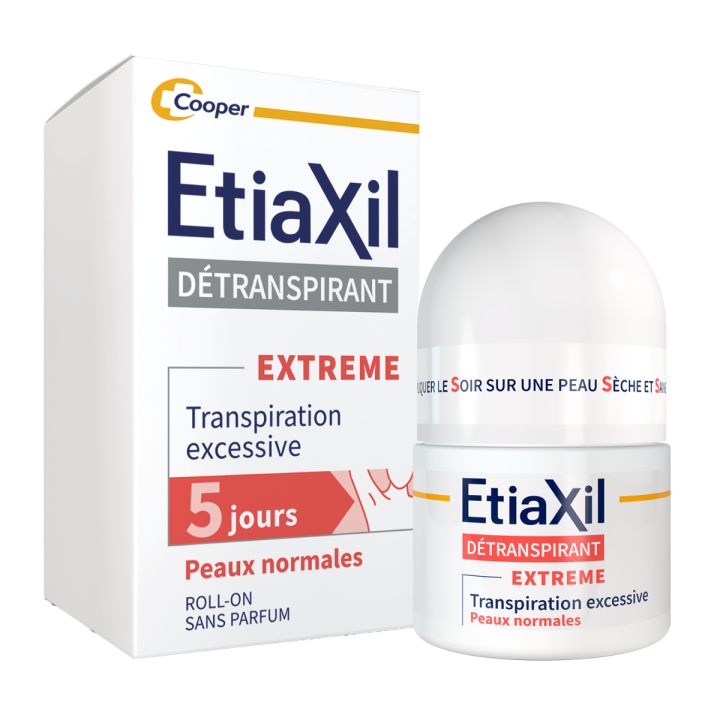 D&eacute;transpirant sudo-r&eacute;gulateur peaux normales aisselles Etiaxil - bille de 15 ml