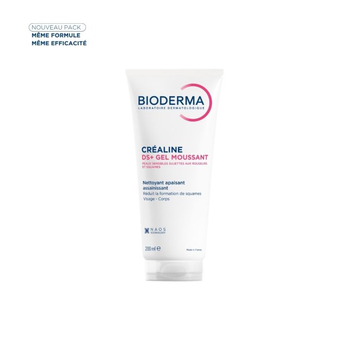 Crealin&eacute; DS+ gel nettoyant apaisant assainissant Bioderma - tube de 200ml