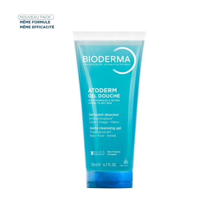 Atoderm gel douche nettoyant douceur Bioderma - tube de 200 ml