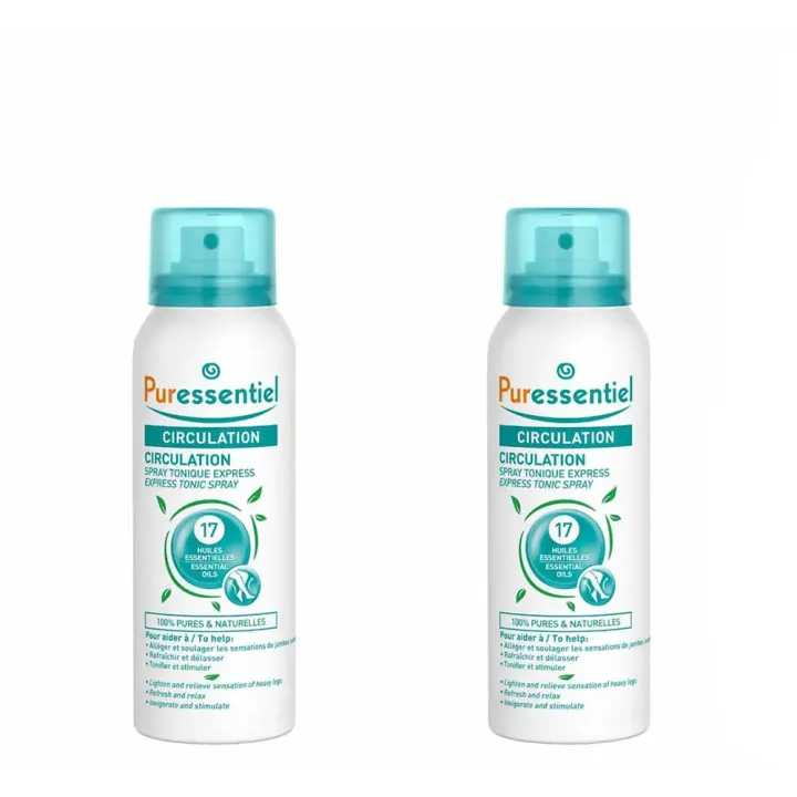 Spray circulation Puressentiel - lot de 2 sprays de 100ml
