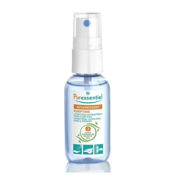 Assainissant Spray antibact&eacute;rien mains et surfaces Puressentiel - spray de 25ml