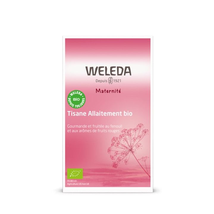 Tisane d'allaitement ar&ocirc;me fruits rouges Weleda - bo&icirc;te de 20 sachets