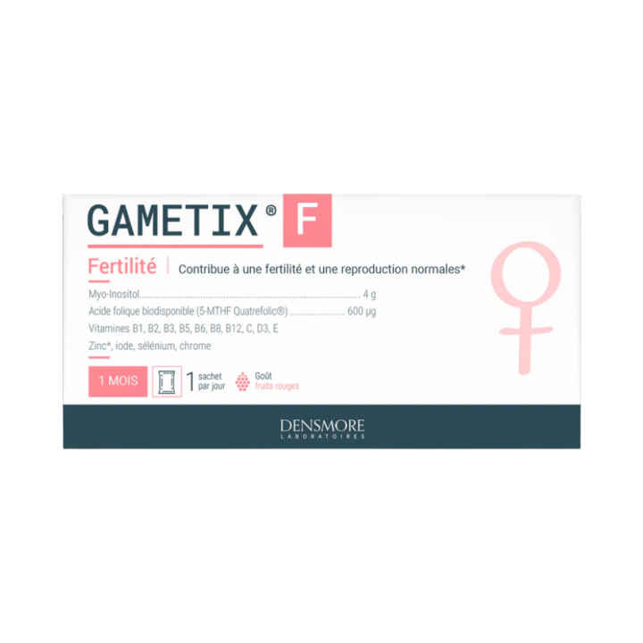 Gametix F fertilit&eacute; Densmore - bo&icirc;te de 30 sachets 