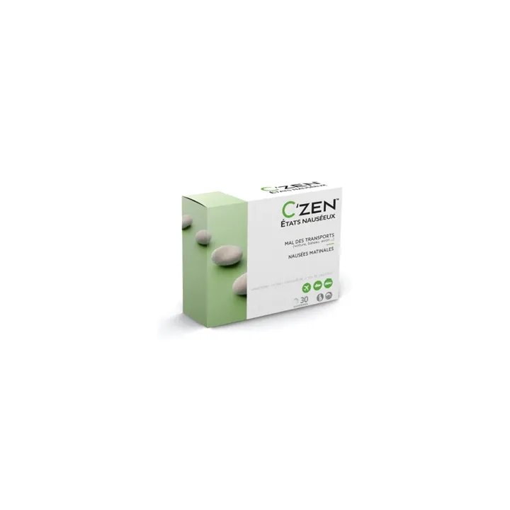 C'Zen Etats naus&eacute;eux Bausch lomb - boite de 30 comprim&eacute;s