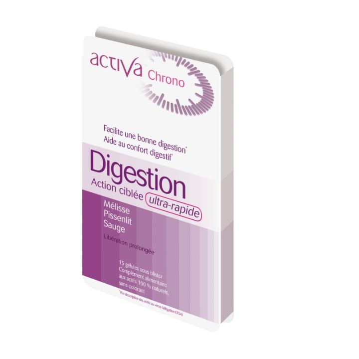 Activa chrono digestion action cibl&eacute;e - 15 g&eacute;lules
