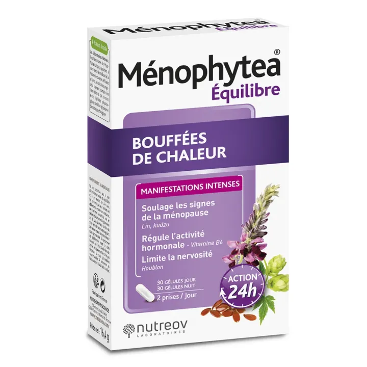 M&eacute;nophytea bouff&eacute;es de chaleur Nutreov - bo&icirc;te de 40 g&eacute;lules 