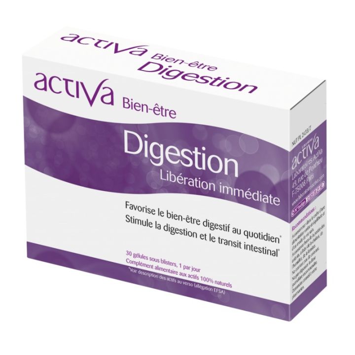 Activa bien-&ecirc;tre digestion - boite de 30 g&eacute;lules