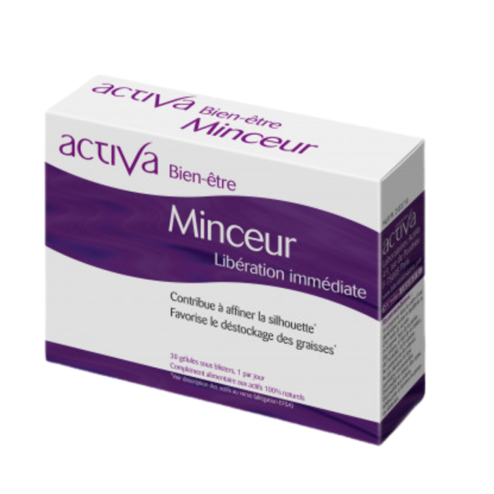 Bien-&ecirc;tre minceur lib&eacute;ration imm&eacute;diate Activa - bo&icirc;te de 30 g&eacute;lules