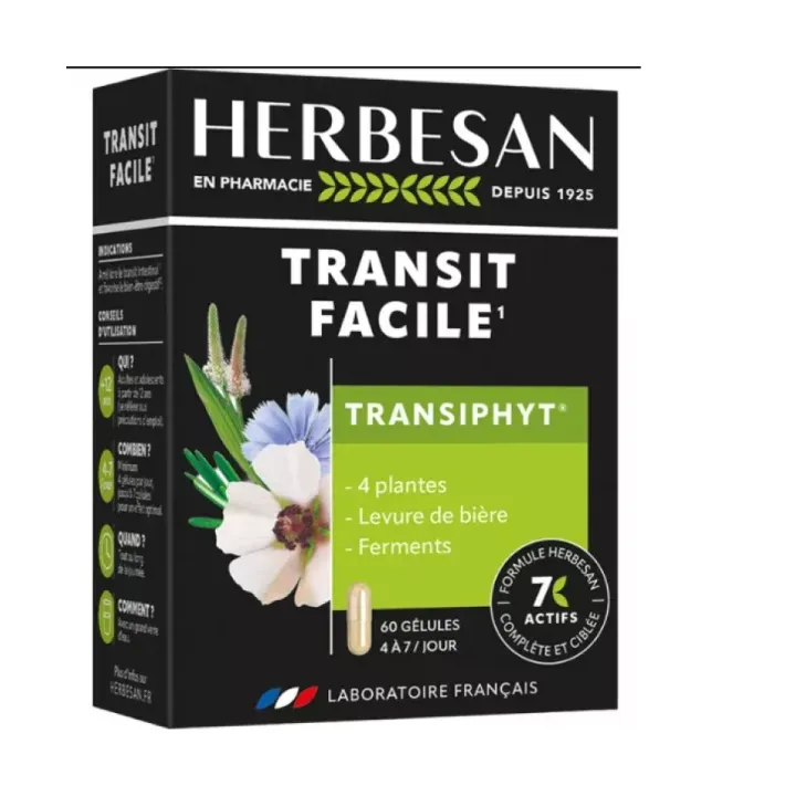 Transiphyt Herbesan - bo&icirc;te de 60 g&eacute;lules