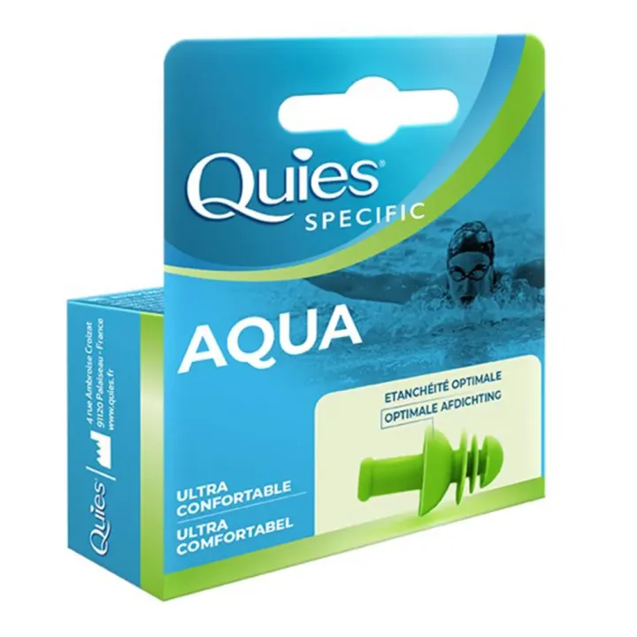 Quies Specific Aqua protection auditive - 1 paire r&eacute;utilisable
