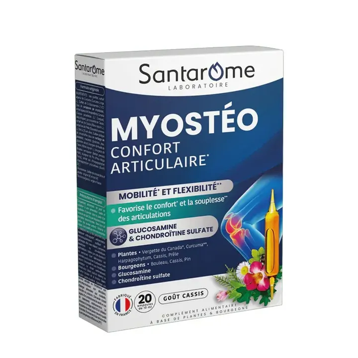 Myost&eacute;o confort articulaire Santarome - bo&icirc;te de 2 ampoules de 10ml