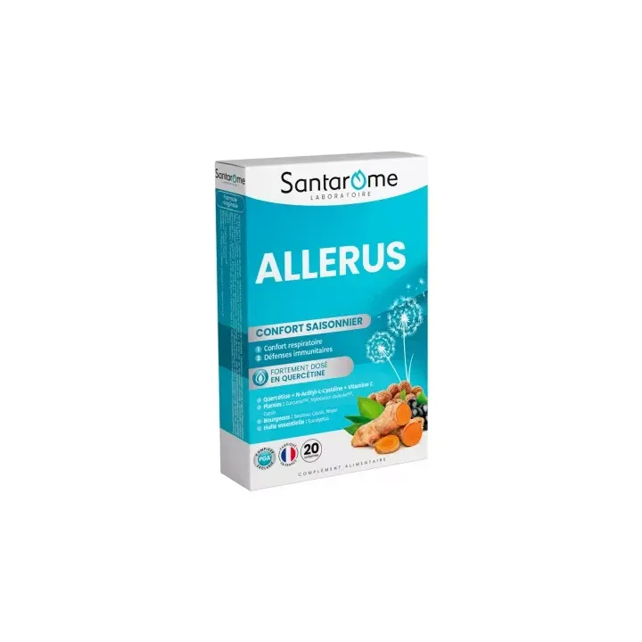 Allerus confort saisonnier Santarome - boite de 20 comprim&eacute;s