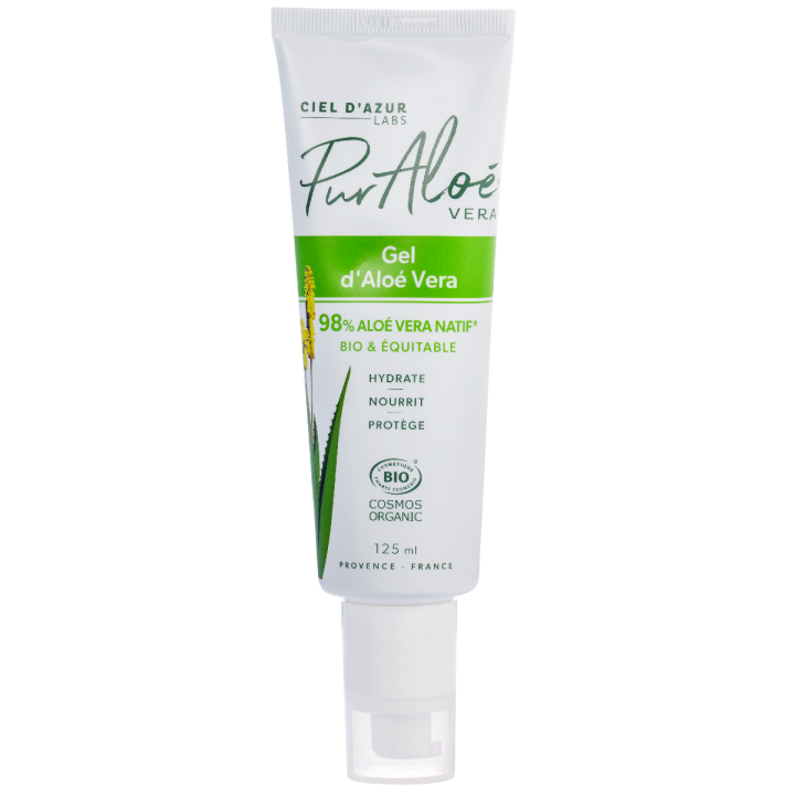 Gel 98% d'Aloe vera Bio Pur Alo&eacute; - tube de 125 ml