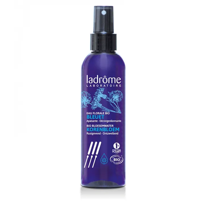 Eau florale de bleuet bio Ladr&ocirc;me - spray de 200ml 