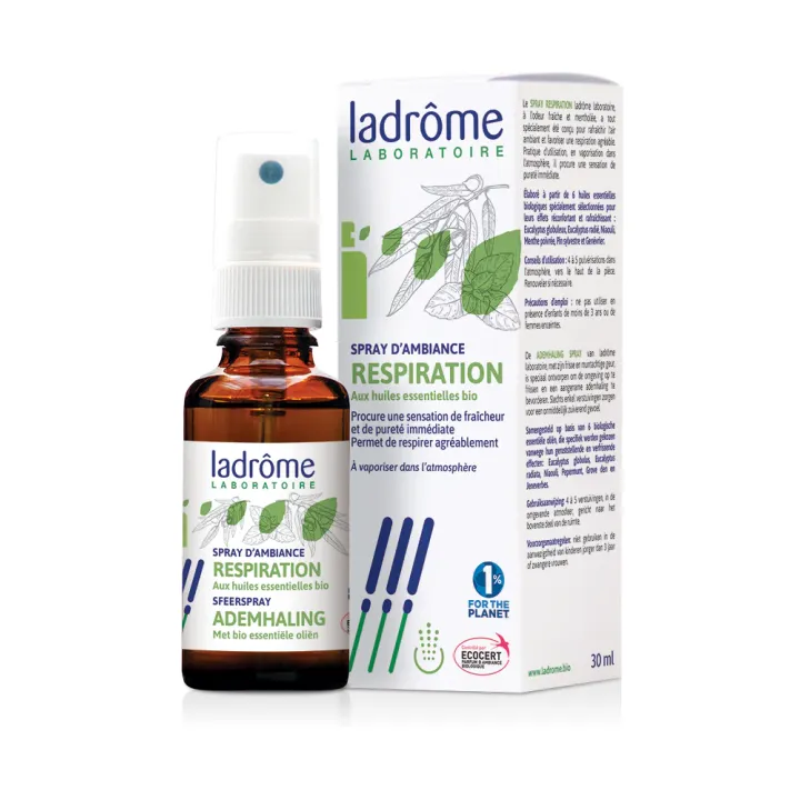 Spray d'ambiance respiration bio Ladr&ocirc;me - spray de 30 ml