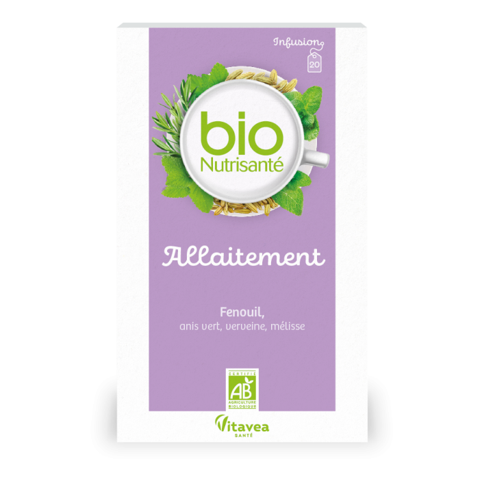 Infusion Allaitement Fenouil Bio Nutrisant&eacute; - 20 sachets