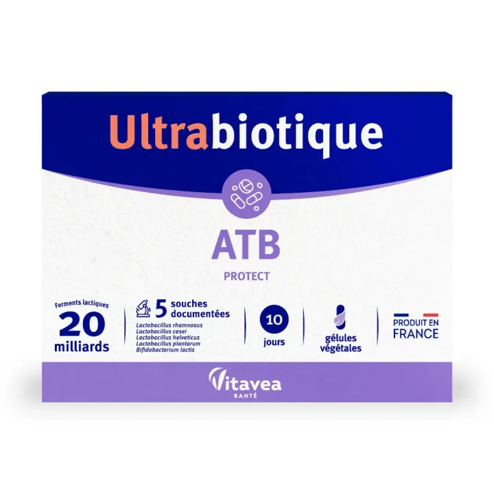 Ultrabiotique ATB protect Vitavea - boite de 10 g&eacute;lules 