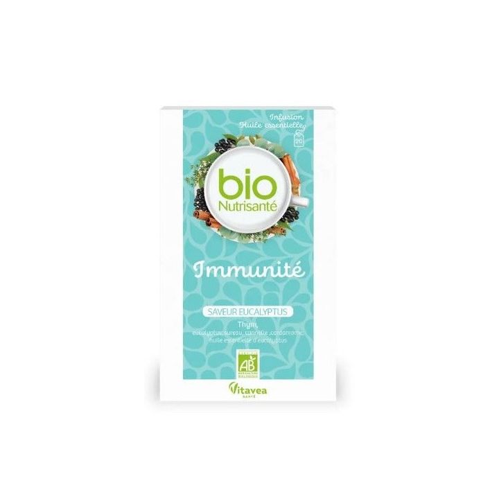 Infusion Immunit&eacute; bio Nutrisant&eacute; - bo&icirc;te de 20 sachets
