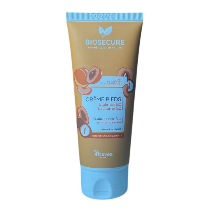 Cr&egrave;me pieds Bio Secure - tube de 100ml