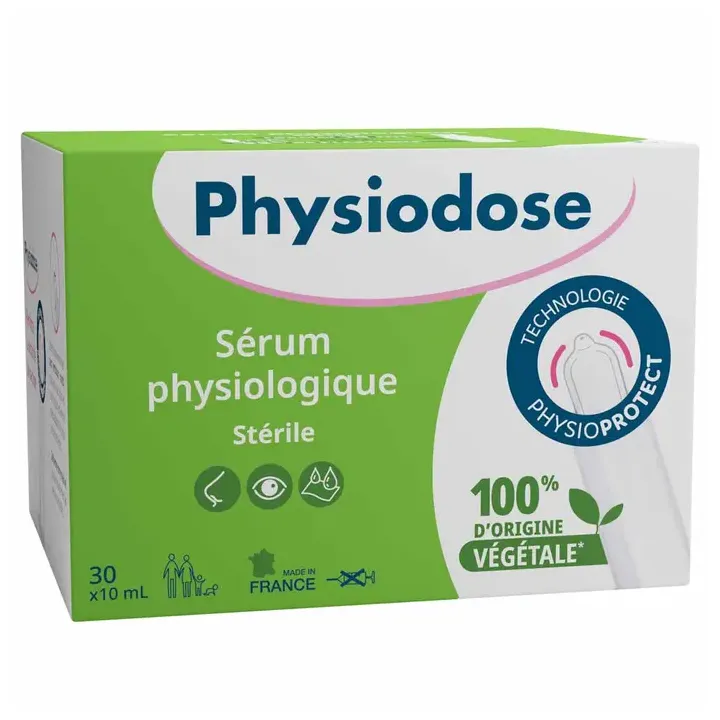 Physiodose S&eacute;rum physiologique Gilbert - bo&icirc;te de 30 unidoses de 10ml