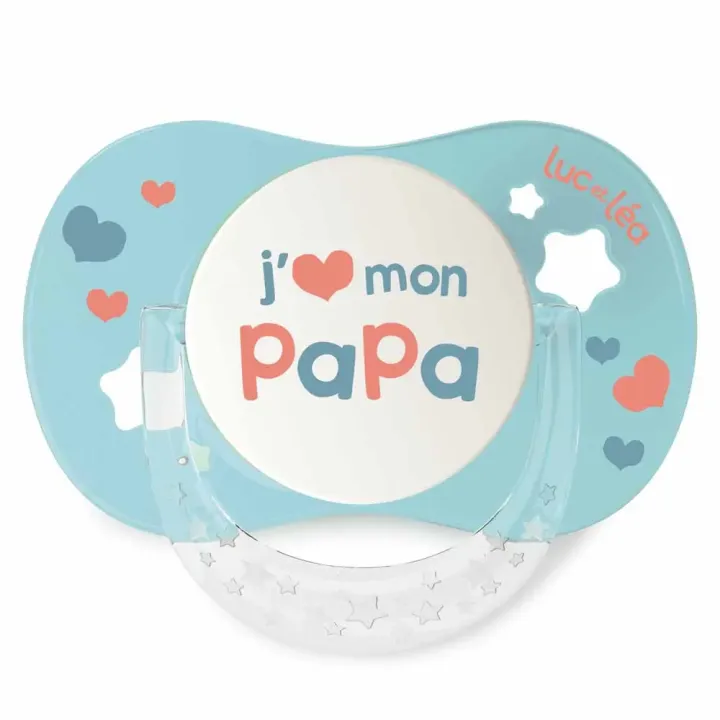 Essentiel sucette collerette confort+ +18 mois Luc et L&eacute;a - une sucette