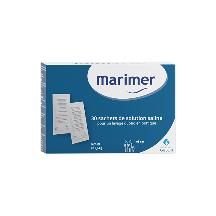 Marimer solution saline pour lavage nasal - bo&icirc;te de 30 sachets