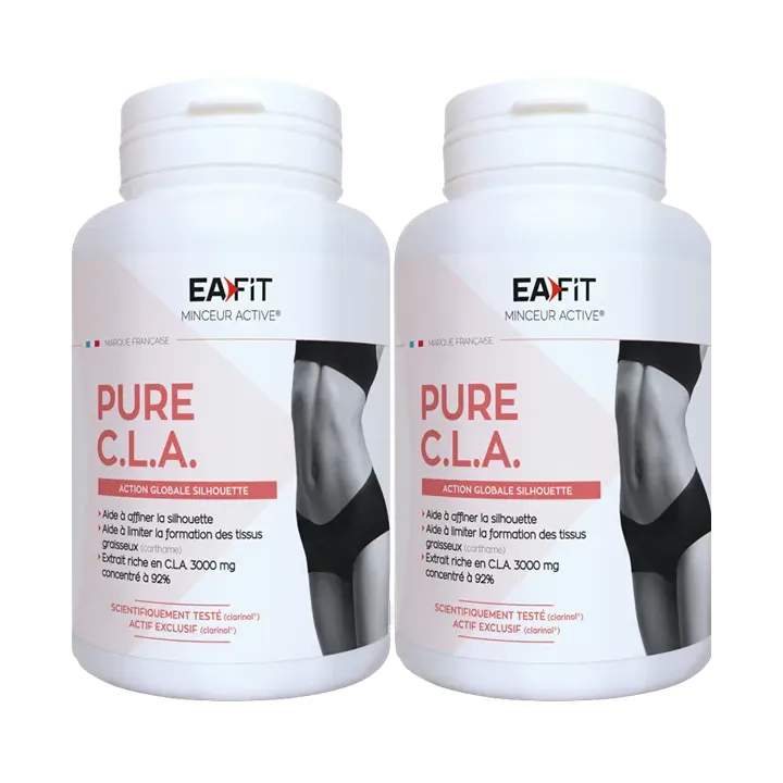 Minceur active pure CLA Eafit - lot de 2 bo&icirc;tes de 90 capsules