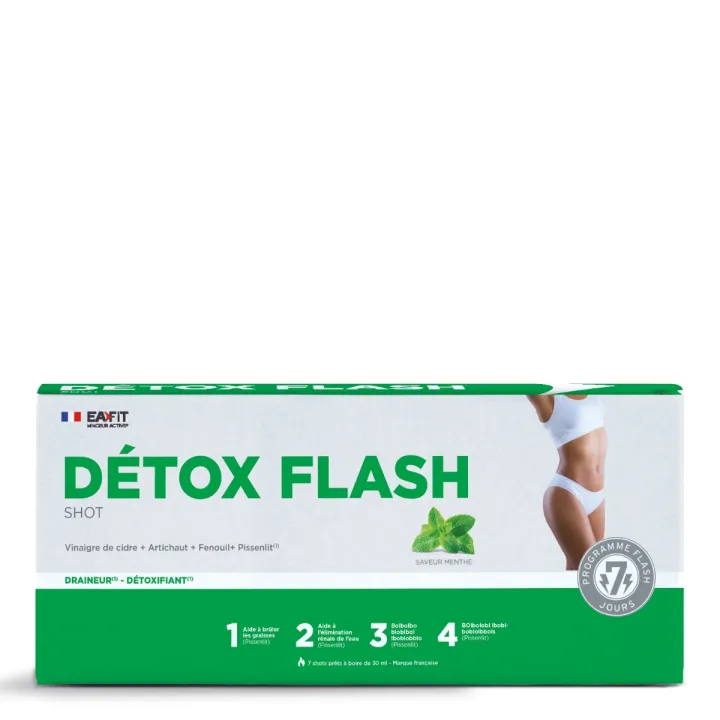 D&eacute;tox Flash shot Eafit - bo&icirc;te de 7 shots de 30ml