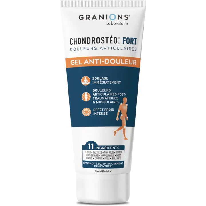 Chondrost&eacute;o+ Fort gel anti-douleur articulaire Granions - tube de 50ml
