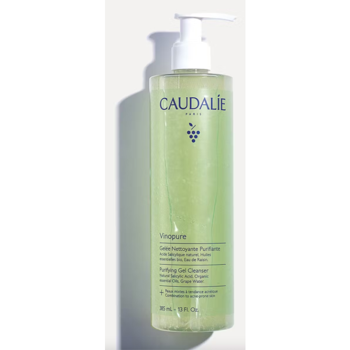 Vinopure Gel&eacute;e nettoyante purifiante Caudalie - flacon-pompe de 385ml