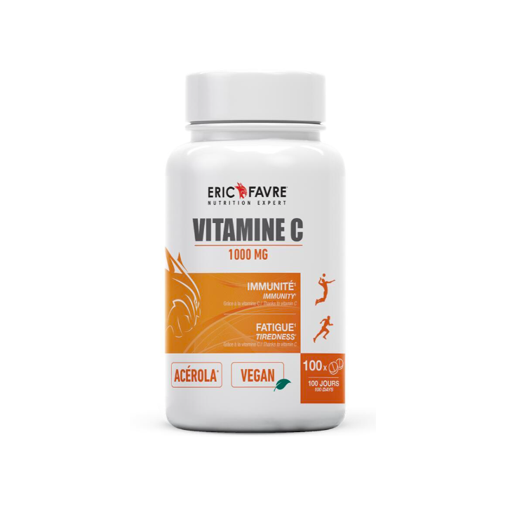 Vitamine C 1000mg Eric Favre - bo&icirc;te de 100 comprim&eacute;s