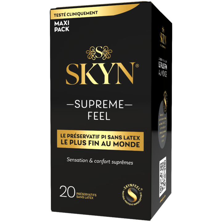 Skyn Supreme feel pr&eacute;servatifs confort ultime Manix - boite de 20 pr&eacute;servatifs 