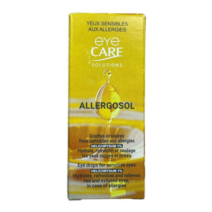 Allergosol yeux sensibles aux allergies Eye Care - flacon de 10ml