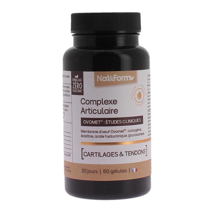 Complexe articulaire ovomet cartilages et tendons Nat&Form - pot de 60 g&eacute;lules
