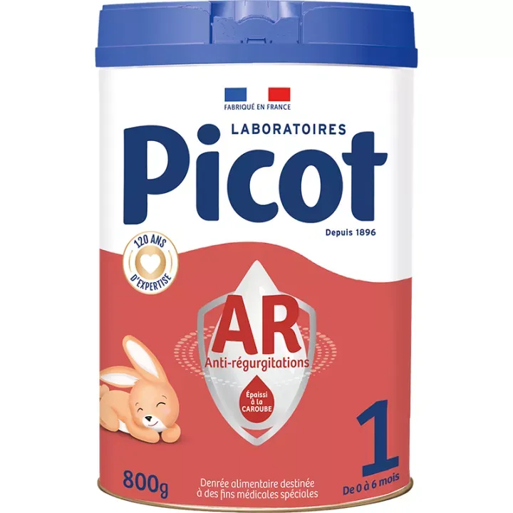 AR anti r&eacute;gurgitations lait expert 1er &acirc;ge Picot - boite de 800g
