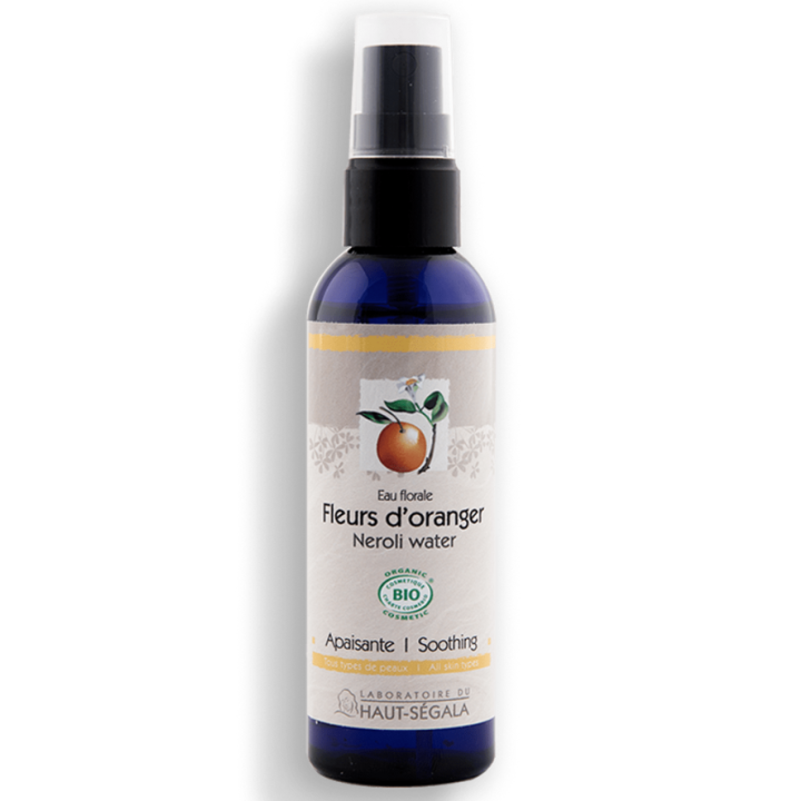 Eau florale fleurs d'oranger bio apaisante Laboratoire Haut-S&eacute;gala - spray de 100ml